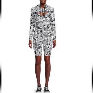 No Boundaries Juniors Bike Short Romper XL 15-17